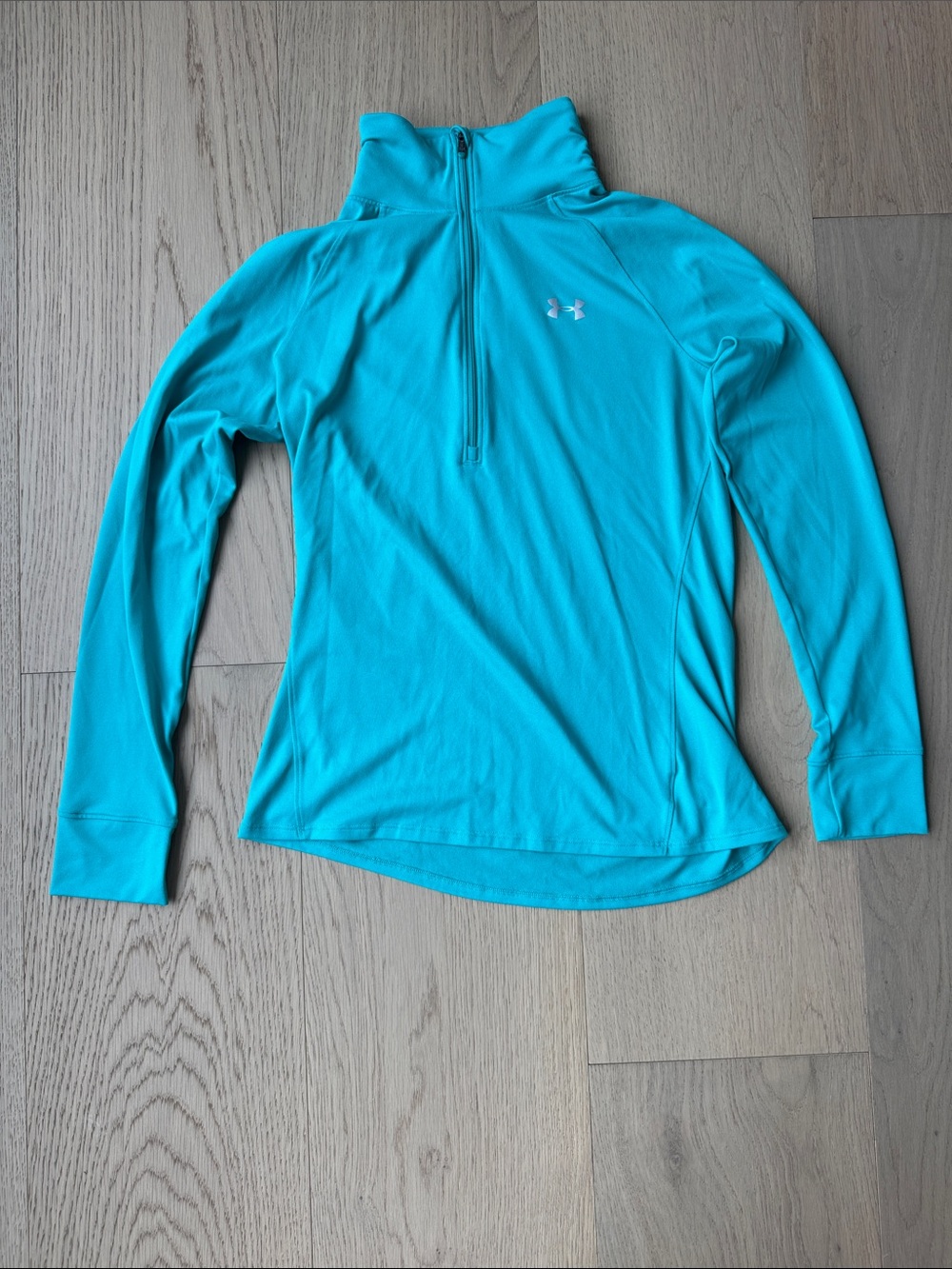 Under Armour Teal 1/4 Zip Performance Top Women’s Medium Long Sleeve Lightweight